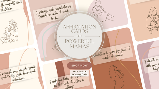 Affirmation cards for powerful mamas. (Printable)
